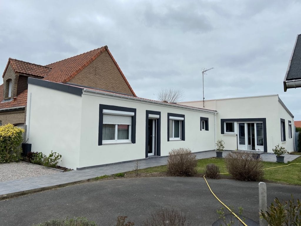 remise en peinture de facade - façadier Calais