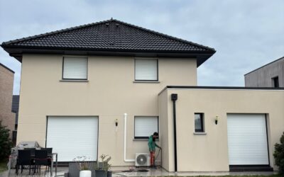 Nettoyage de façade à Calais pour une maison comme neuve